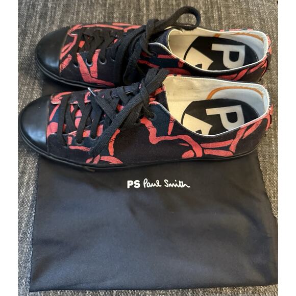 Worn once! Paul Smith abstract print sneakers/trainers US 12 main image 3